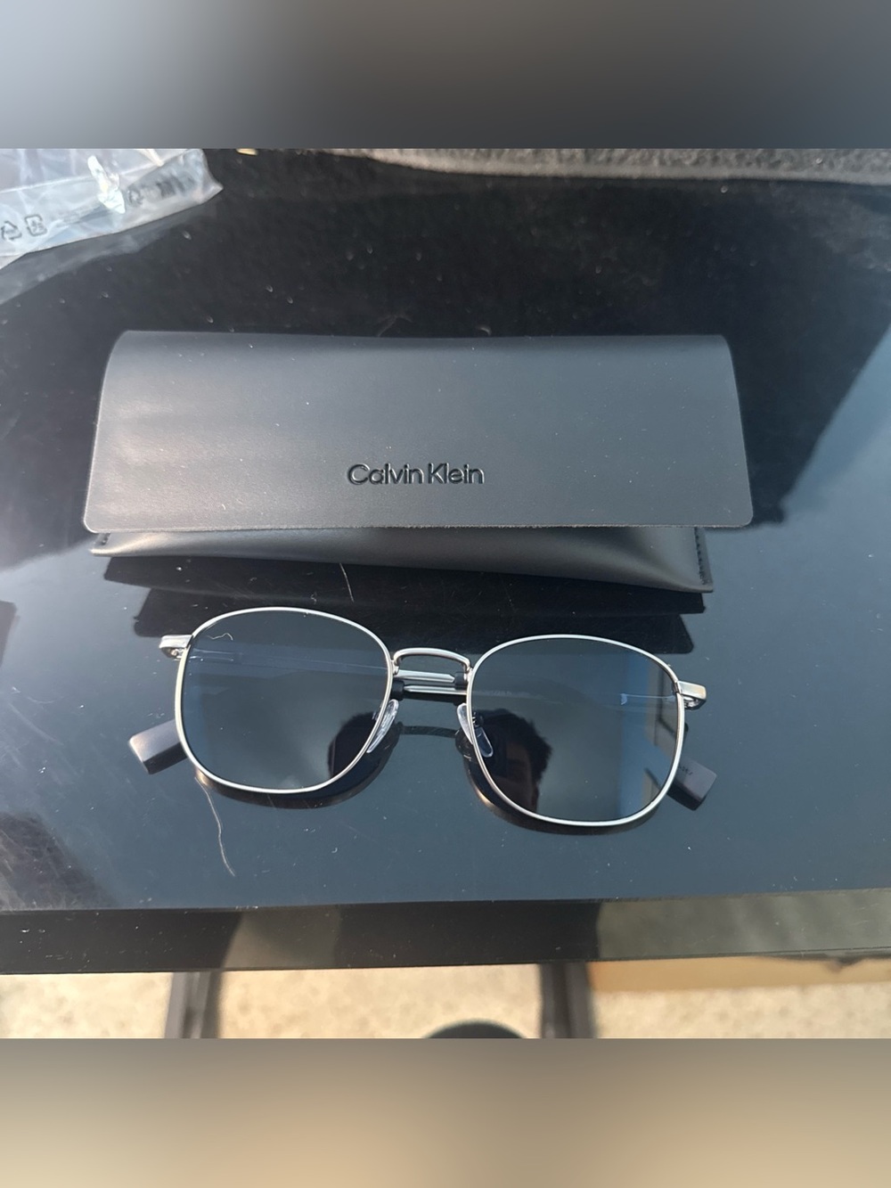 Calvin Klein Blue Square Men's Sunglasses. 100% Authentic!